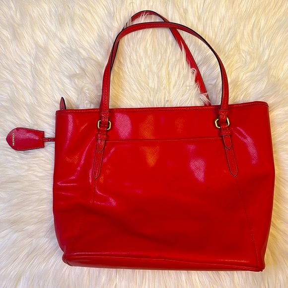 Coach Red Bag - Picture 3 of 5